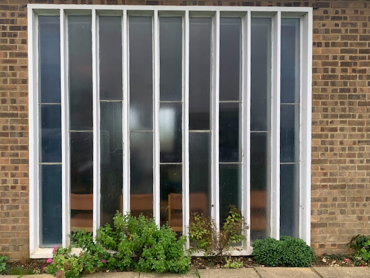Mullions on the Church of the Good Shepherd, Shoreham Beach