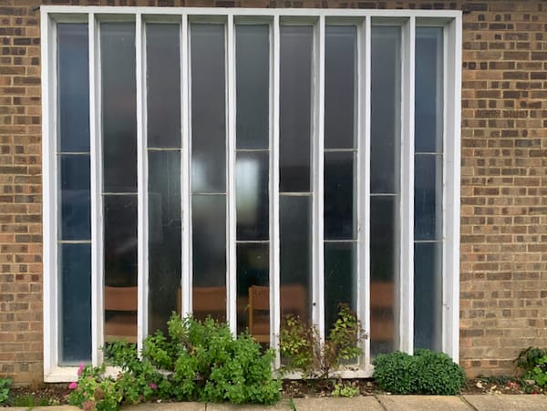 Mullions on the Church of the Good Shepherd, Shoreham Beach